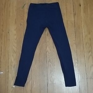 Young girls navy blue leggings